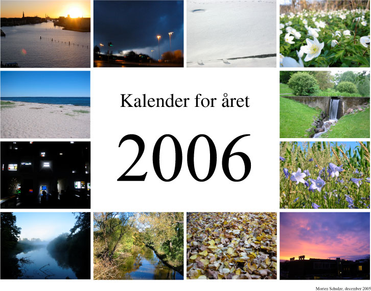 Kalender for ret 2006